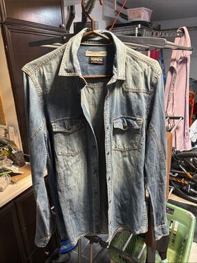 Jack Jones vintage collection Light Blue denim shirt